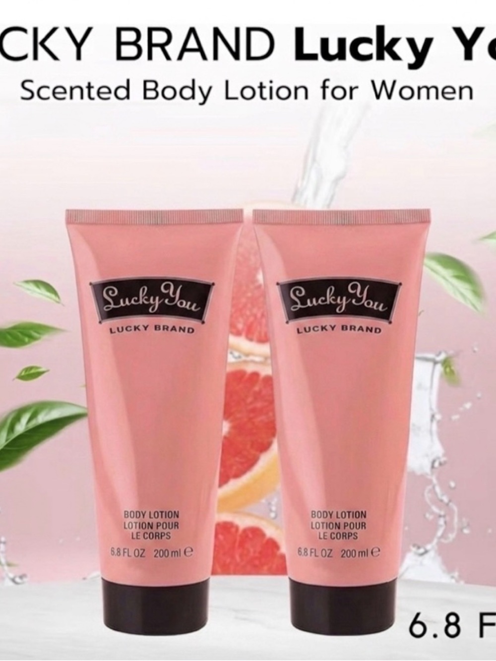 Lucky You Pink Scented Body Lotion for Women x 2